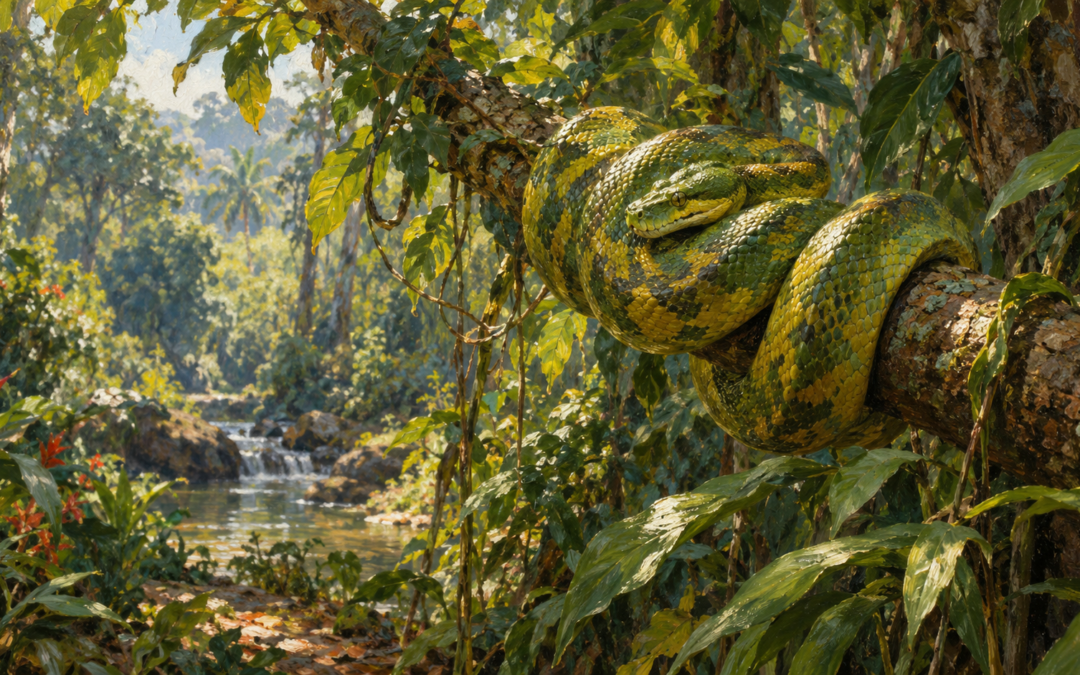 Snake on a branch